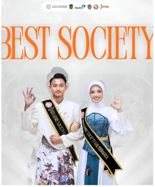 Siti Rahmah Mahasiswi Prodi Perbankan Syariah Dinobatkan sebagai Best Society pada Ajang Pemilihan Duta GenRe Purwakarta 2025